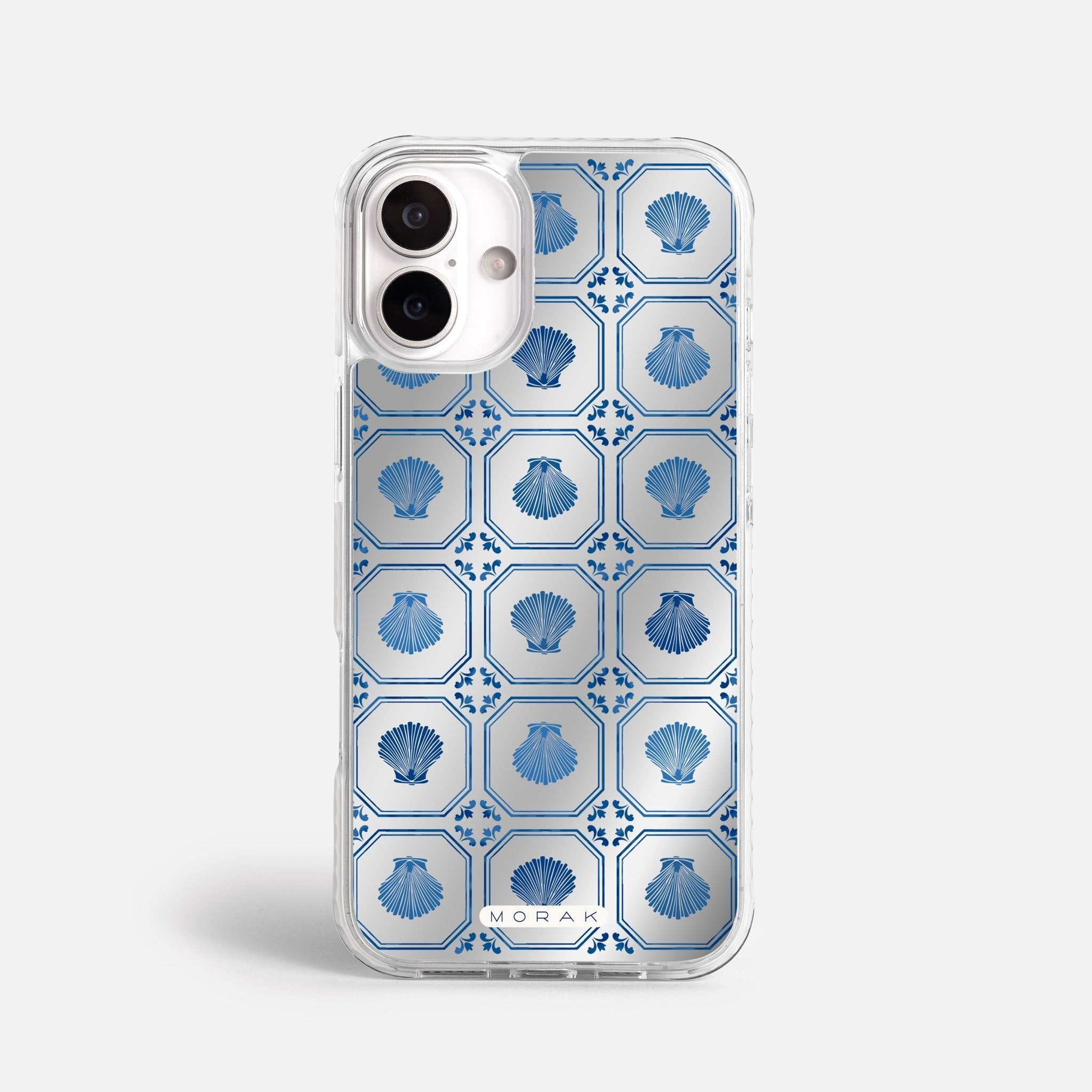 Case Funda Azulejo Marino - Espejo Premium Para iPhone 17-12 Samsung S26-S22