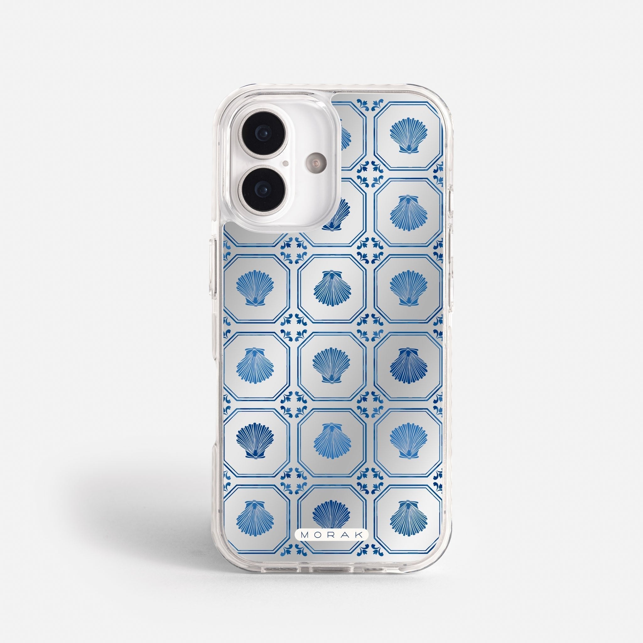Case Funda Azulejo Marino - Espejo Premium Para iPhone 17-12 Samsung S26-S22