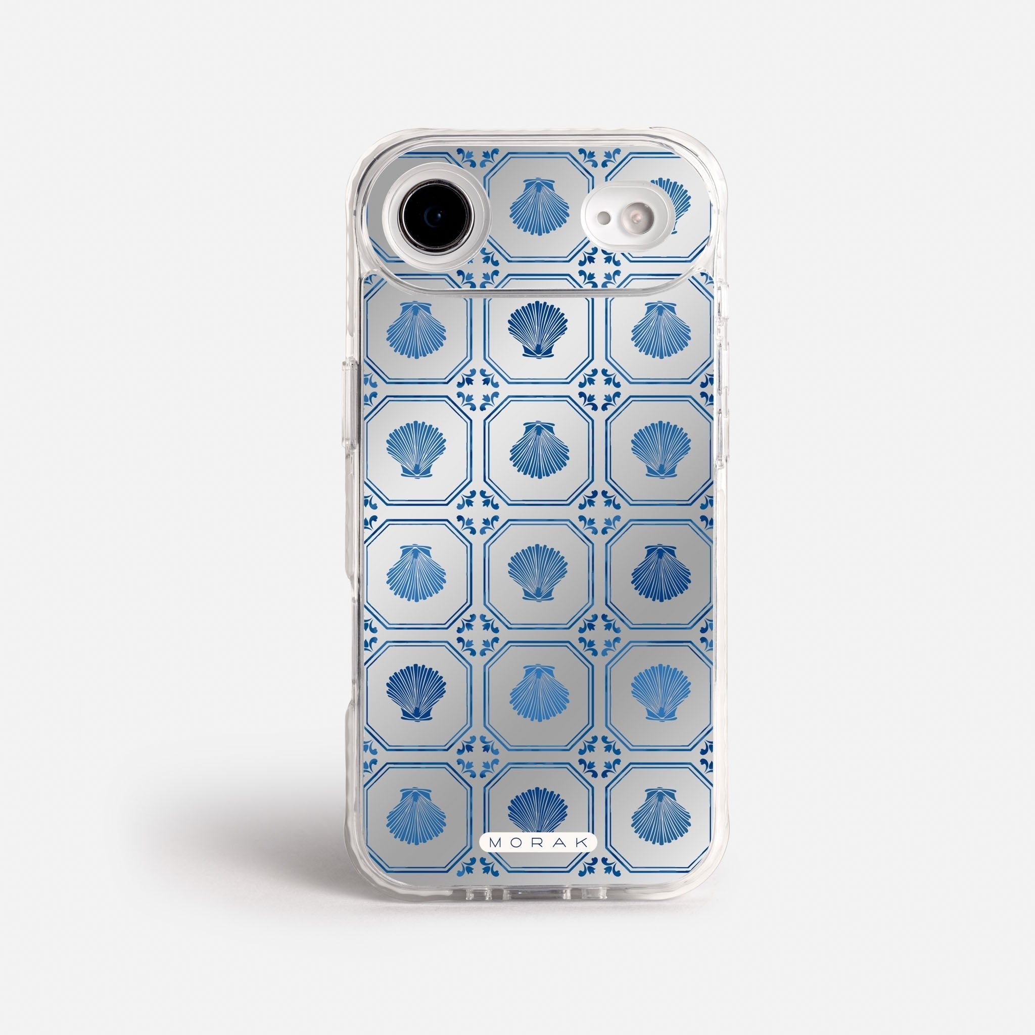 Case Funda Azulejo Marino - Espejo Premium Para iPhone 17-12 Samsung S26-S22