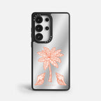 Case Funda Bajo Palmeras - Espejo Premium Para iPhone 17-12 Samsung S26-S22