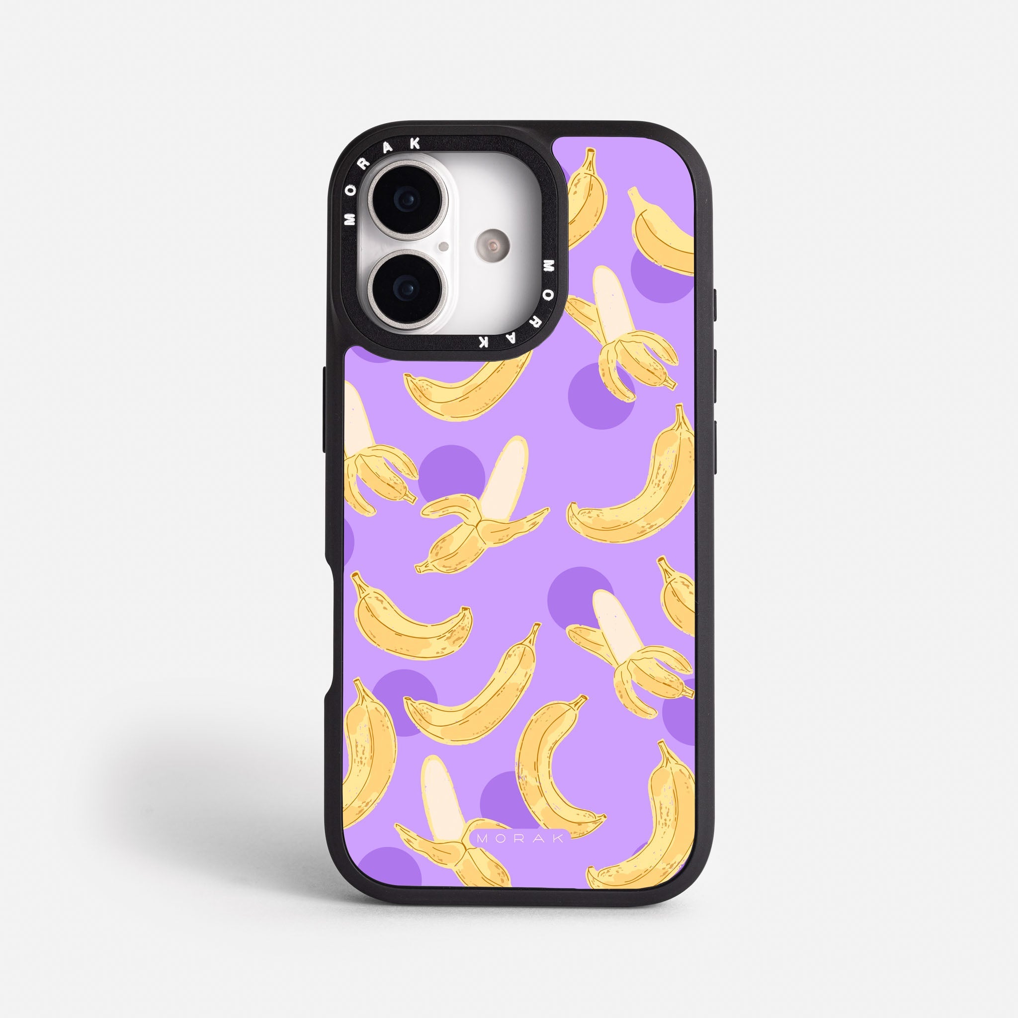Case Funda Banana Wave - Blanco - Morak - Premium Magsafe - iPhone 17/16/15/14/13/12 Pro Max - Samsung S26/S25/S24/S23/S22 Plus Ultra