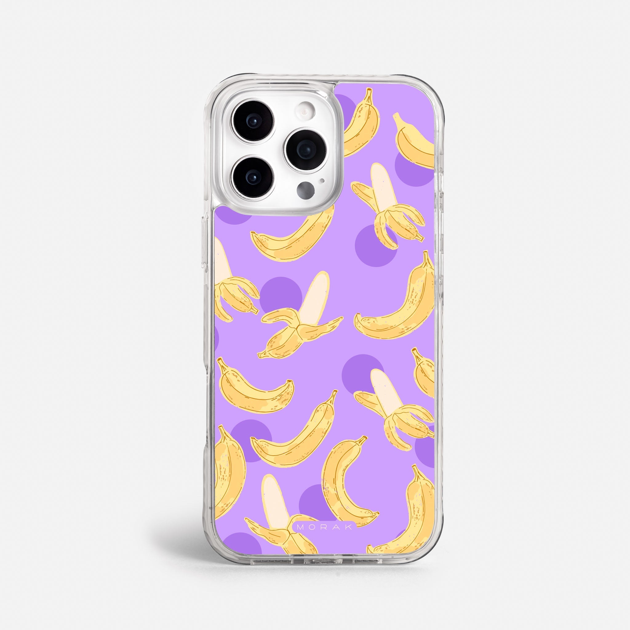 Case Funda Banana Wave - Blanco - Morak - Premium Magsafe - iPhone 17/16/15/14/13/12 Pro Max - Samsung S26/S25/S24/S23/S22 Plus Ultra