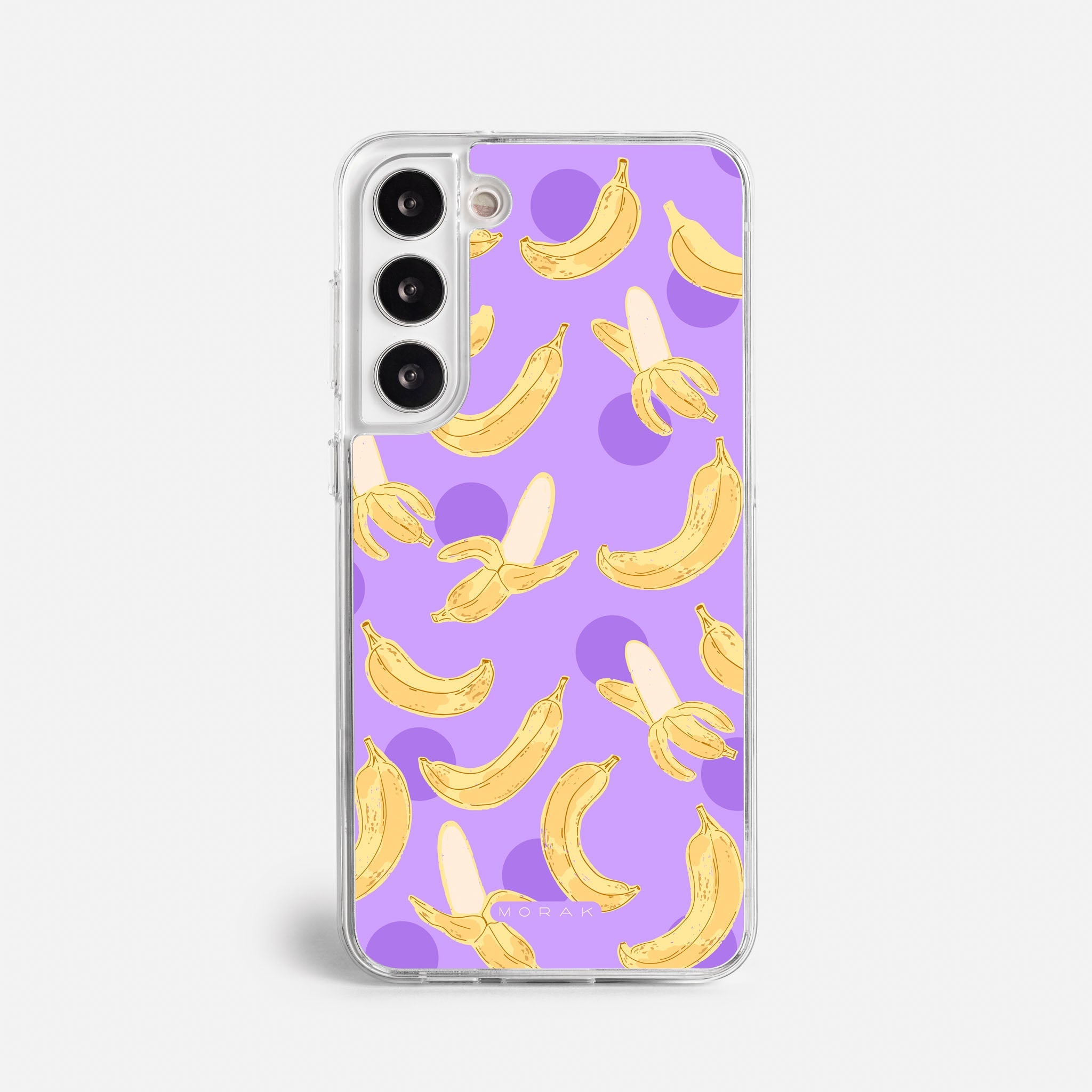 Case Funda Banana Wave - Blanco - Morak - Premium Magsafe - iPhone 17/16/15/14/13/12 Pro Max - Samsung S26/S25/S24/S23/S22 Plus Ultra