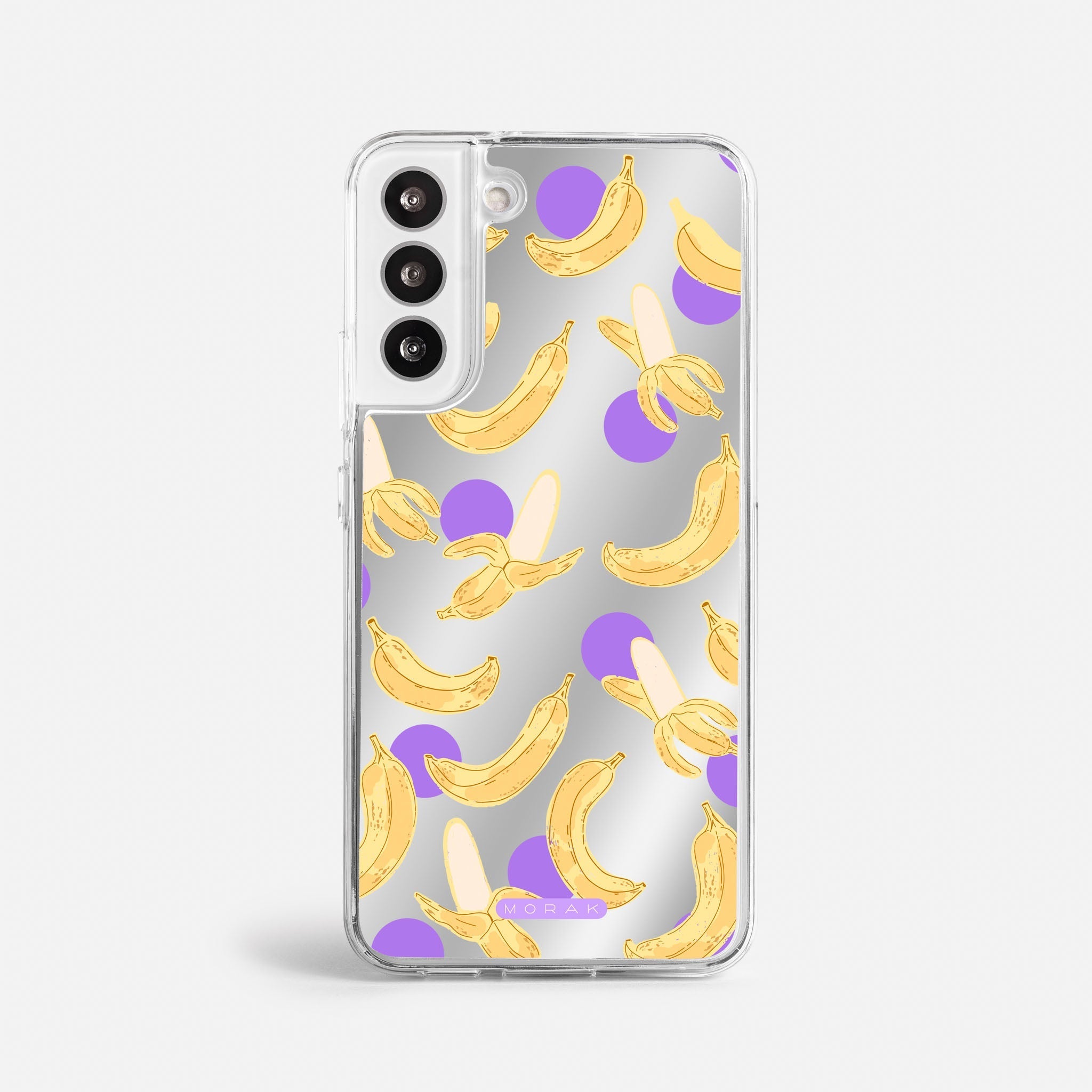 Case Funda Banana Wave - Espejo Premium Para iPhone 17-12 Samsung S26-S22