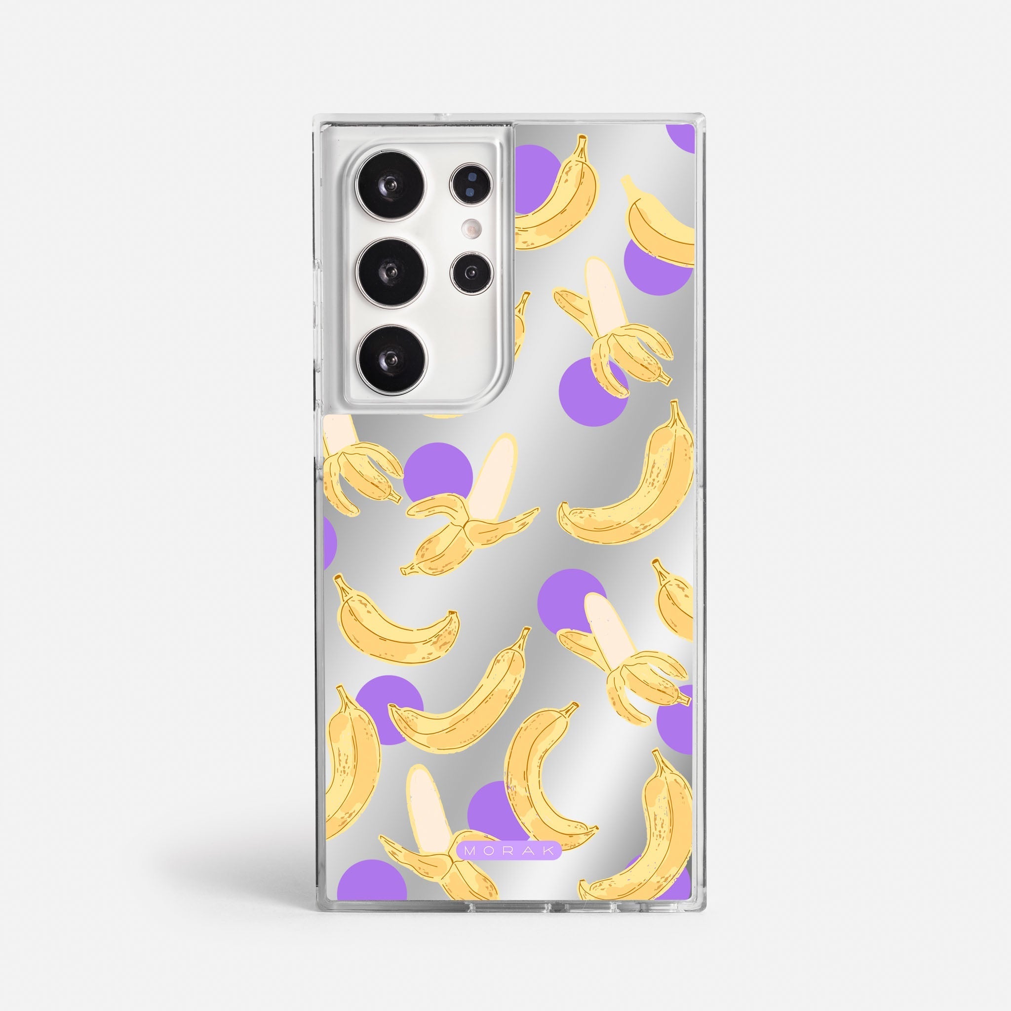 Case Funda Banana Wave - Espejo Premium Para iPhone 17-12 Samsung S26-S22