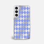 Case Blue Diamonds - Espejo Premium – Protección antigolpe | Diseño colombiano | Morak