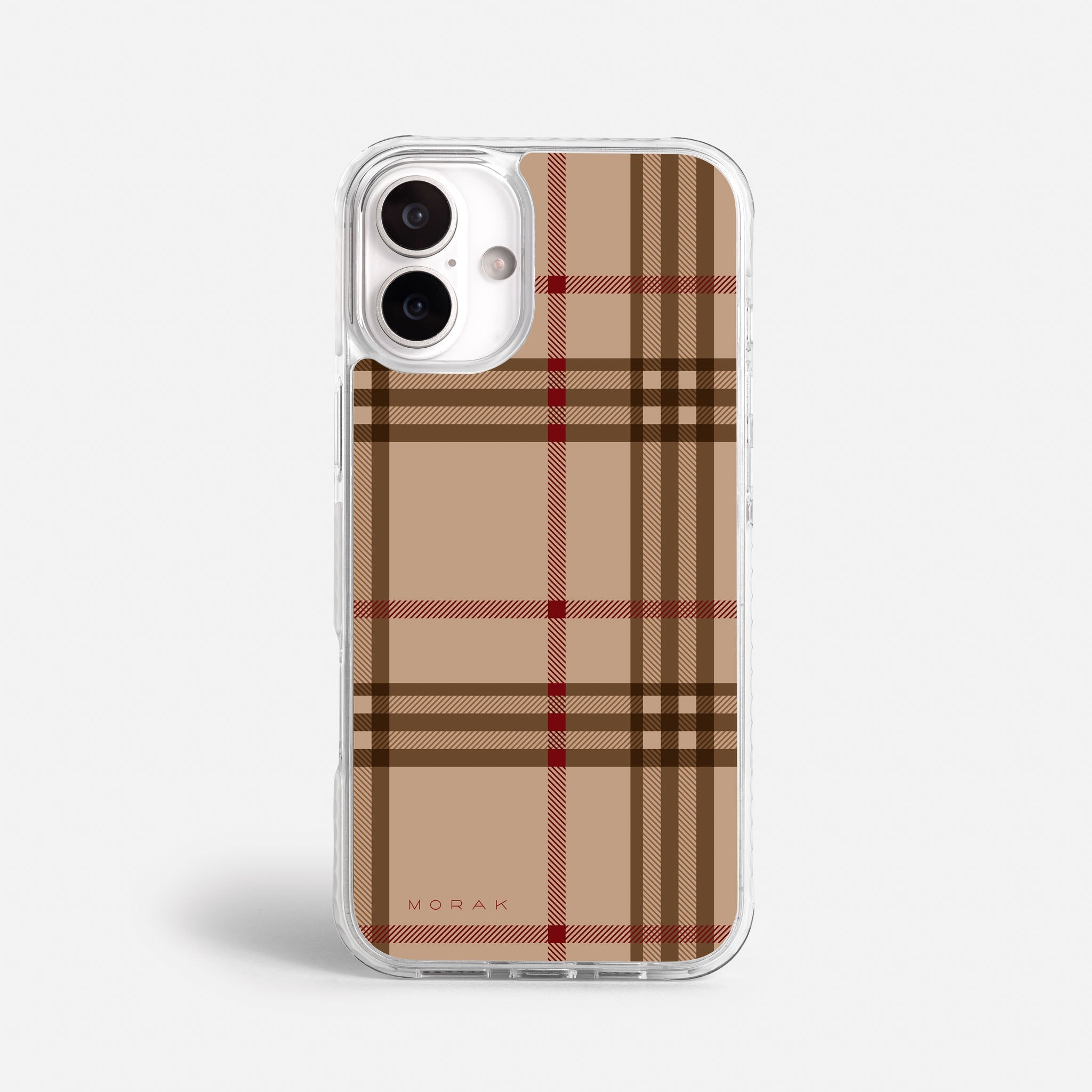 Case Classic Tartan - Blanco Premium – Protección antigolpe | Diseño colombiano | Morak