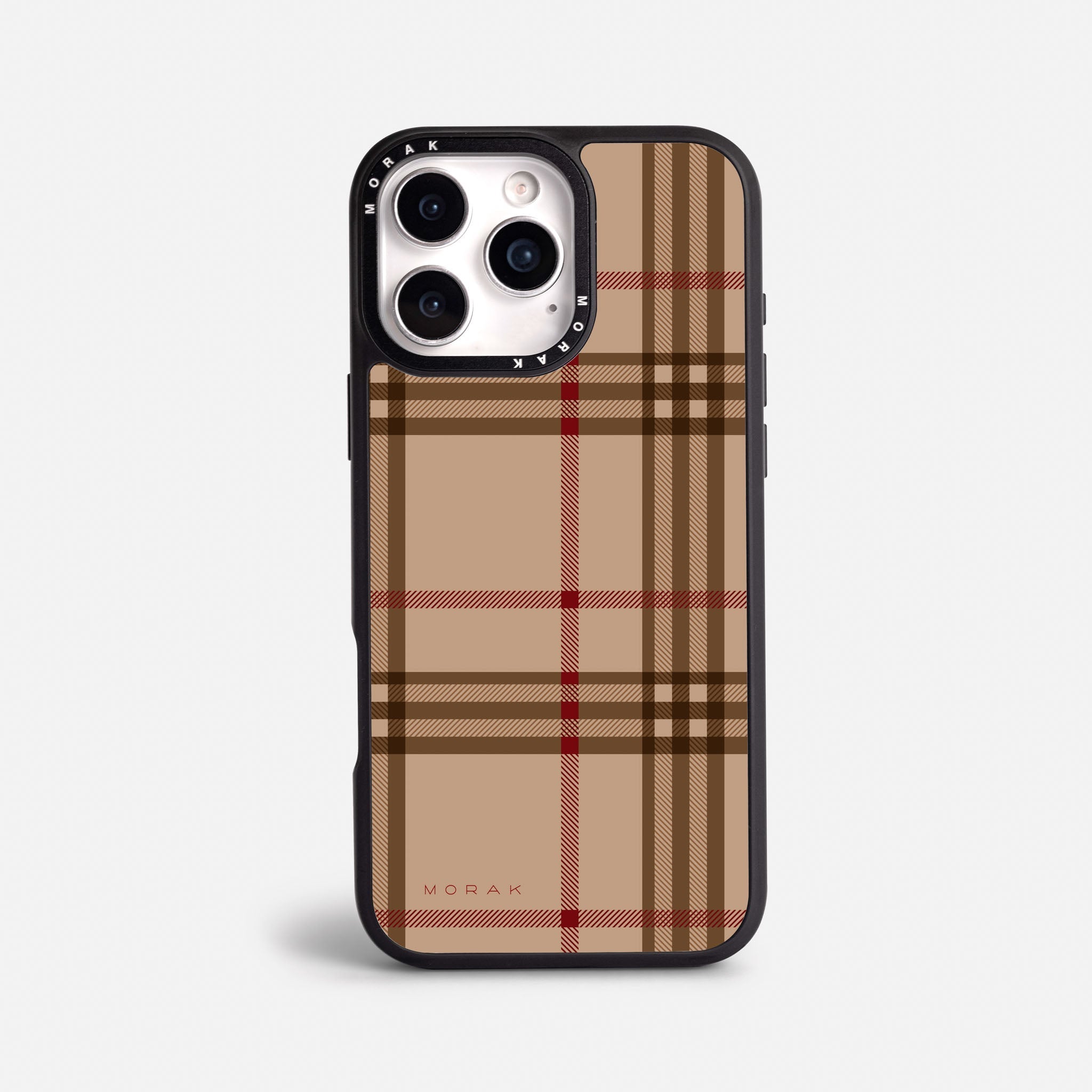 Case Classic Tartan - Blanco Premium – Protección antigolpe | Diseño colombiano | Morak