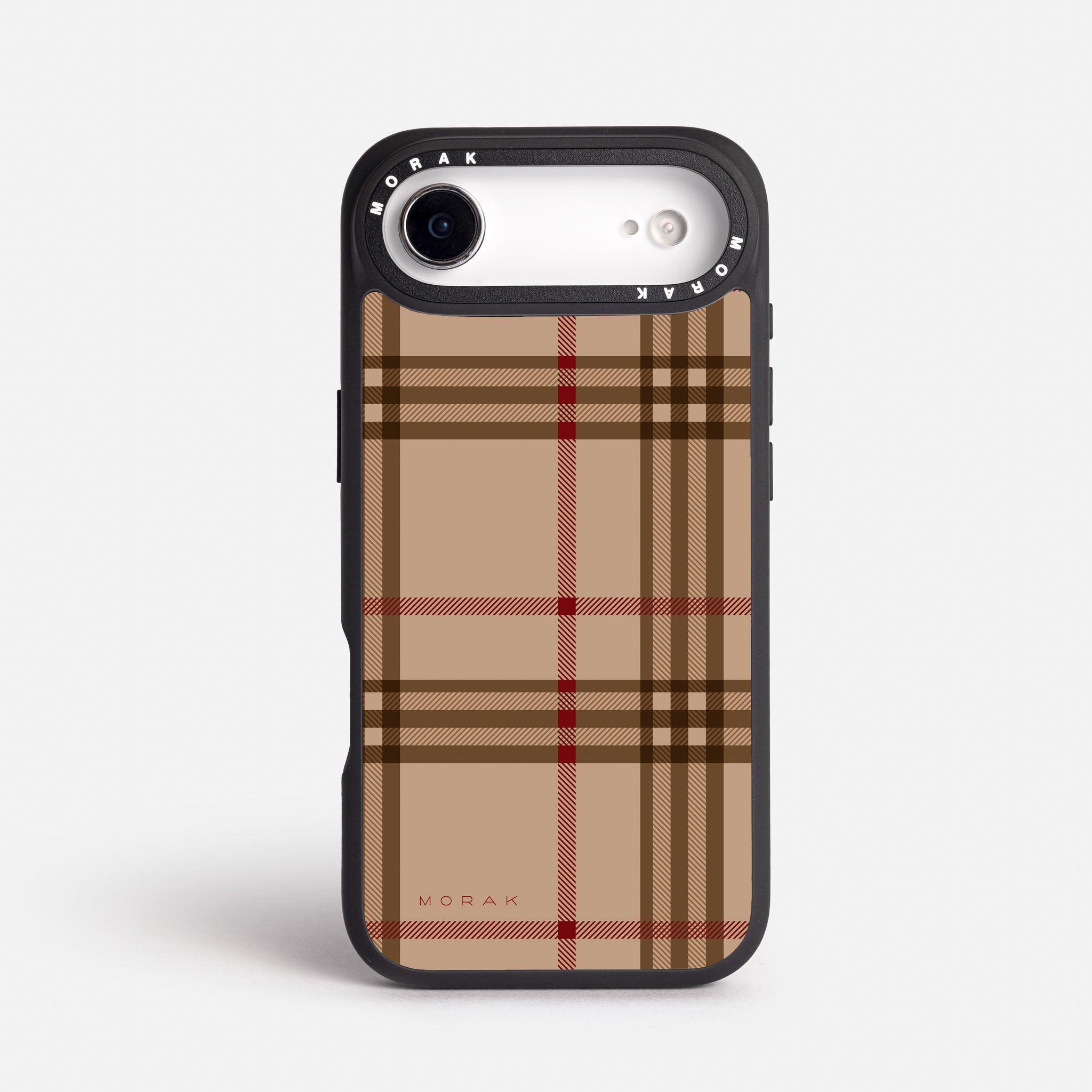 Case Classic Tartan - Blanco Premium – Protección antigolpe | Diseño colombiano | Morak
