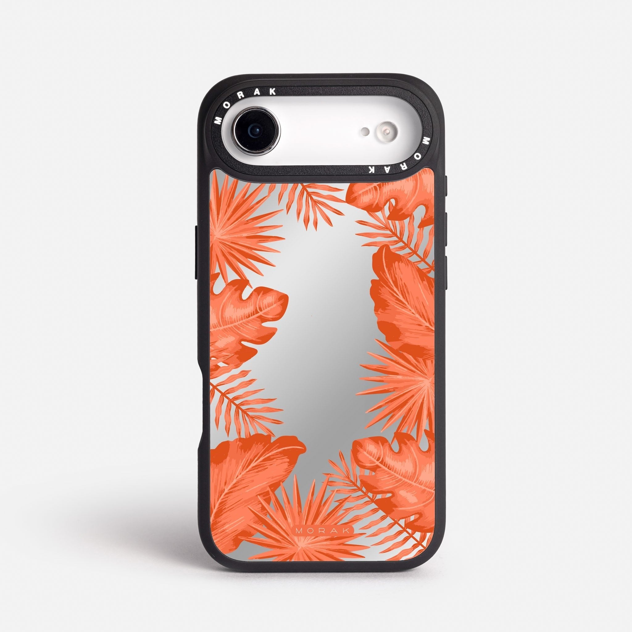Case Funda Coral Leaves - Espejo Premium Para iPhone 17-12 Samsung S26-S22
