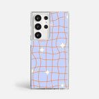 Case Cosmic Grid - Blanco Premium – Protección antigolpe | Diseño colombiano | Morak