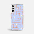 Case Cosmic Grid - Blanco Premium – Protección antigolpe | Diseño colombiano | Morak