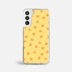 Case Golden Dots - Blanco Premium – Protección antigolpe | Diseño colombiano | Morak