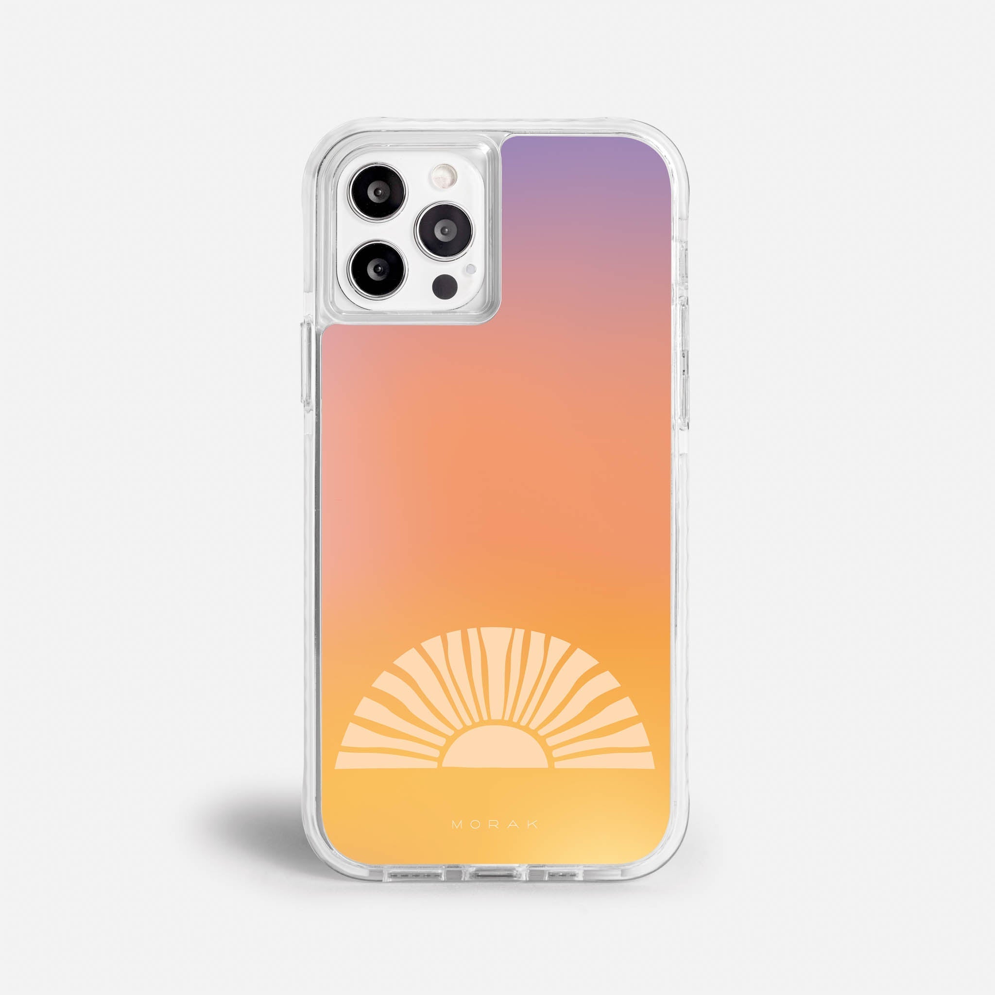Case Funda Golden Rise - Blanco Premium Para iPhone 17-12 Samsung S26-S22
