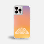 Case Funda Golden Rise - Blanco Premium Para iPhone 17-12 Samsung S26-S22