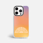Case Funda Golden Rise - Blanco Premium Para iPhone 17-12 Samsung S26-S22