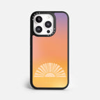 Case Funda Golden Rise - Blanco Premium Para iPhone 17-12 Samsung S26-S22