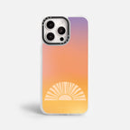 Case Funda Golden Rise - Blanco Premium Para iPhone 17-12 Samsung S26-S22