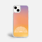 Case Funda Golden Rise - Blanco Premium Para iPhone 17-12 Samsung S26-S22