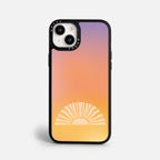 Case Funda Golden Rise - Blanco Premium Para iPhone 17-12 Samsung S26-S22