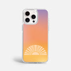 Case Funda Golden Rise - Blanco Premium Para iPhone 17-12 Samsung S26-S22