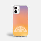 Case Funda Golden Rise - Blanco Premium Para iPhone 17-12 Samsung S26-S22