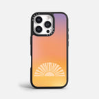 Case Funda Golden Rise - Blanco Premium Para iPhone 17-12 Samsung S26-S22