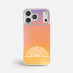 Case Funda Golden Rise - Blanco Premium Para iPhone 17-12 Samsung S26-S22