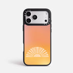 Case Funda Golden Rise - Blanco Premium Para iPhone 17-12 Samsung S26-S22
