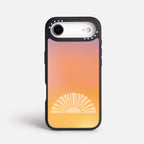 Case Funda Golden Rise - Blanco Premium Para iPhone 17-12 Samsung S26-S22