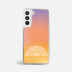 Case Funda Golden Rise - Blanco Premium Para iPhone 17-12 Samsung S26-S22
