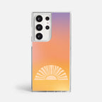 Case Funda Golden Rise - Blanco Premium Para iPhone 17-12 Samsung S26-S22