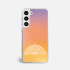 Case Funda Golden Rise - Blanco Premium Para iPhone 17-12 Samsung S26-S22