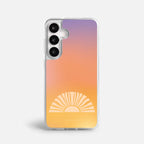 Case Funda Golden Rise - Blanco Premium Para iPhone 17-12 Samsung S26-S22