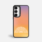 Case Funda Golden Rise - Blanco Premium Para iPhone 17-12 Samsung S26-S22