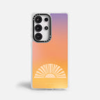 Case Funda Golden Rise - Blanco Premium Para iPhone 17-12 Samsung S26-S22