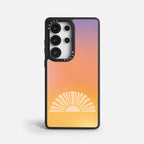 Case Funda Golden Rise - Blanco Premium Para iPhone 17-12 Samsung S26-S22