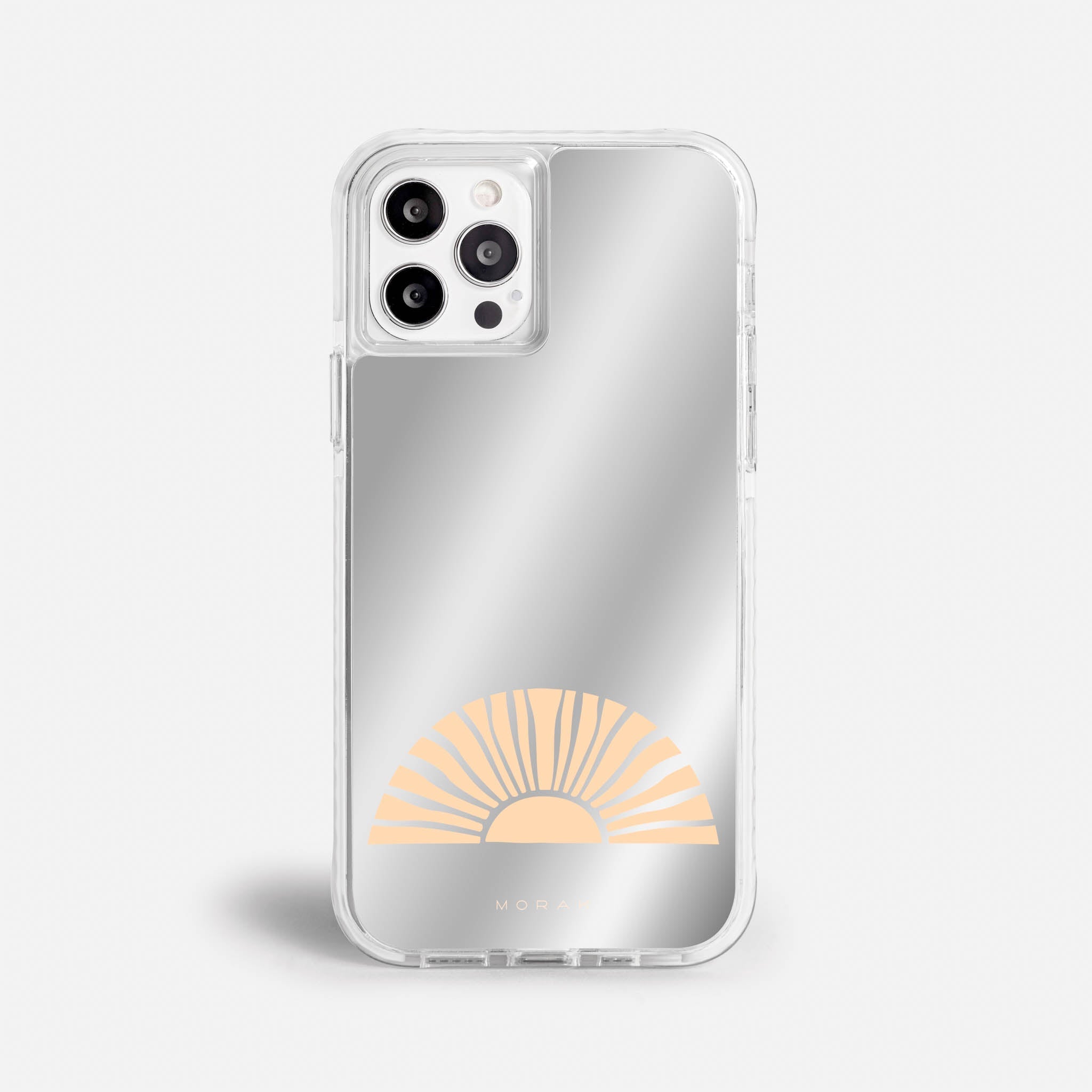 Case Funda Golden Rise - Espejo Premium Para iPhone 17-12 Samsung S26-S22