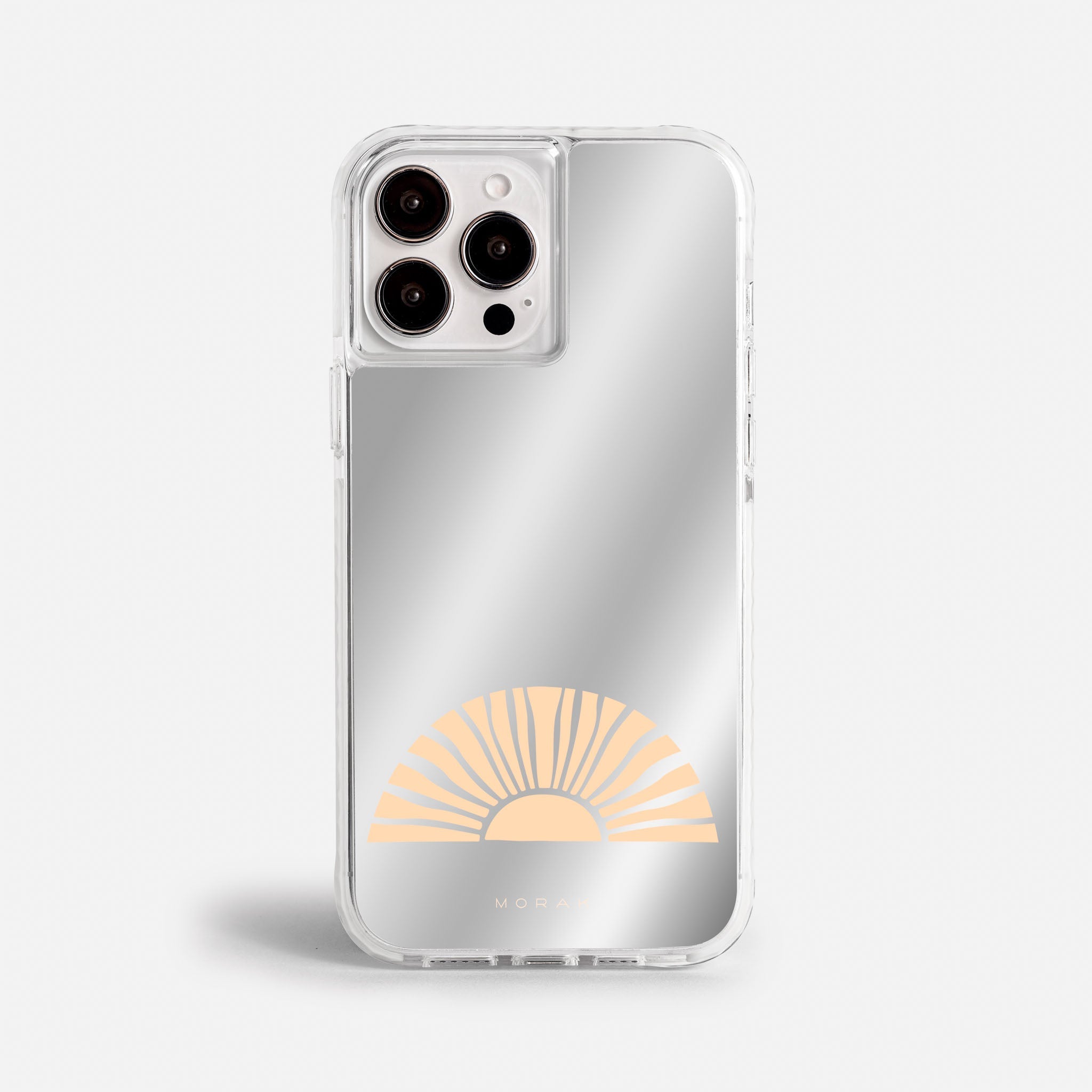 Case Funda Golden Rise - Espejo Premium Para iPhone 17-12 Samsung S26-S22