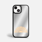 Case Funda Golden Rise - Espejo Premium Para iPhone 17-12 Samsung S26-S22
