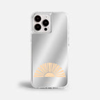 Case Funda Golden Rise - Espejo Premium Para iPhone 17-12 Samsung S26-S22