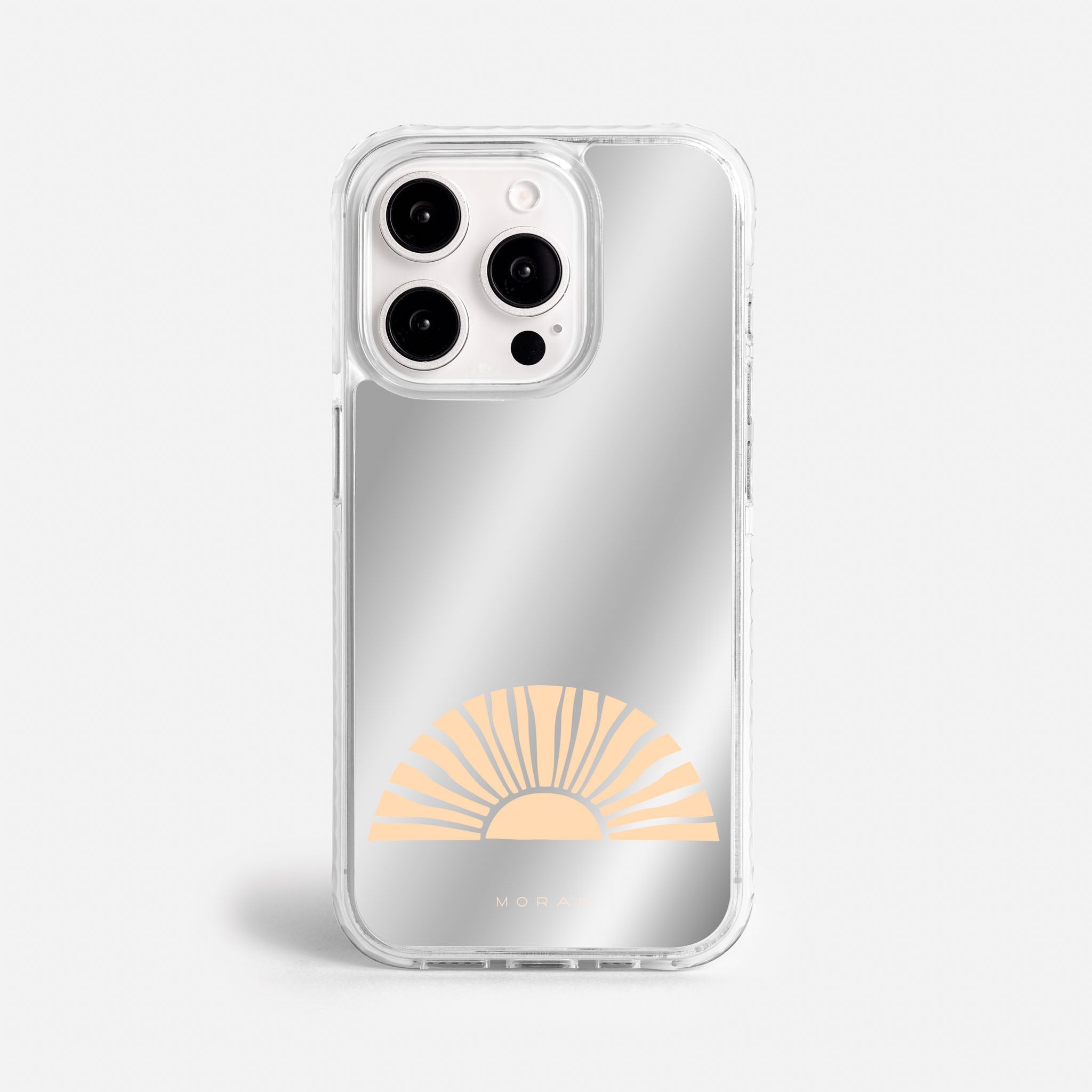 Case Funda Golden Rise - Espejo Premium Para iPhone 17-12 Samsung S26-S22