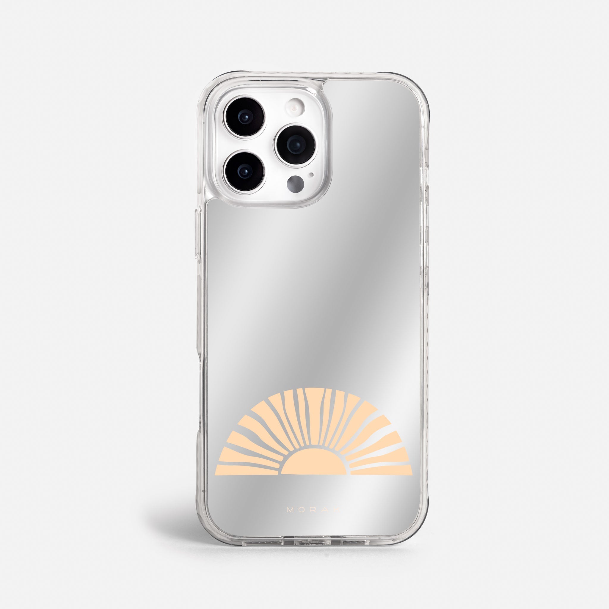 Case Funda Golden Rise - Espejo Premium Para iPhone 17-12 Samsung S26-S22