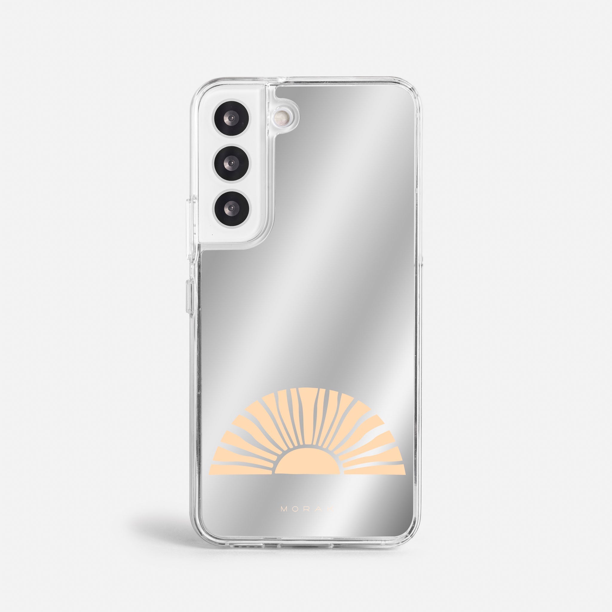 Case Funda Golden Rise - Espejo Premium Para iPhone 17-12 Samsung S26-S22