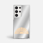 Case Funda Golden Rise - Espejo Premium Para iPhone 17-12 Samsung S26-S22
