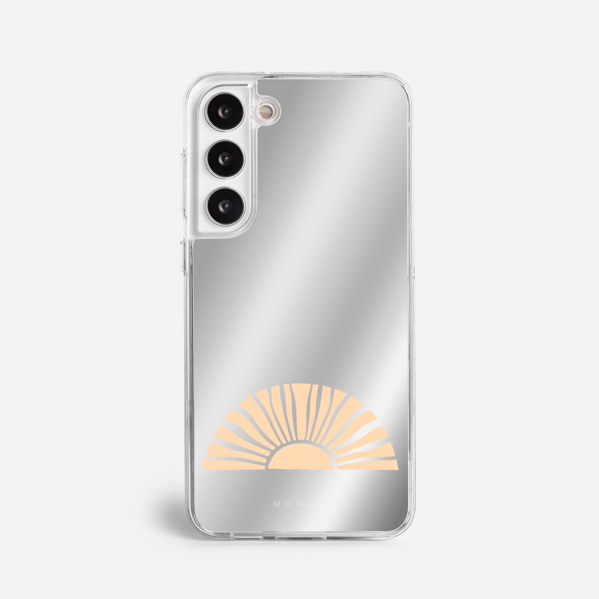 Case Funda Golden Rise - Espejo Premium Para iPhone 17-12 Samsung S26-S22