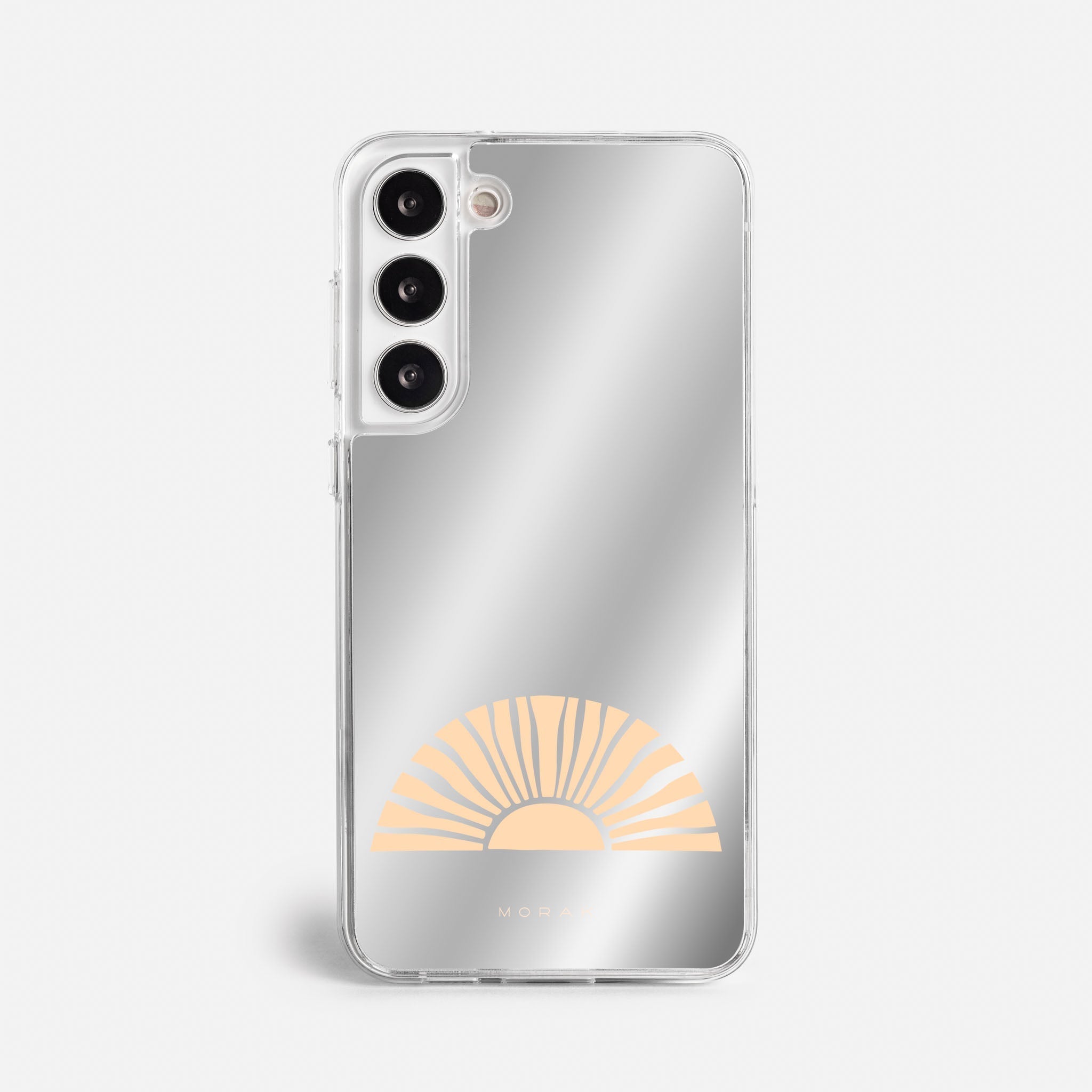 Case Funda Golden Rise - Espejo Premium Para iPhone 17-12 Samsung S26-S22