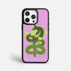 Case Green Snake - Blanco Premium – Protección antigolpe | Diseño colombiano | Morak