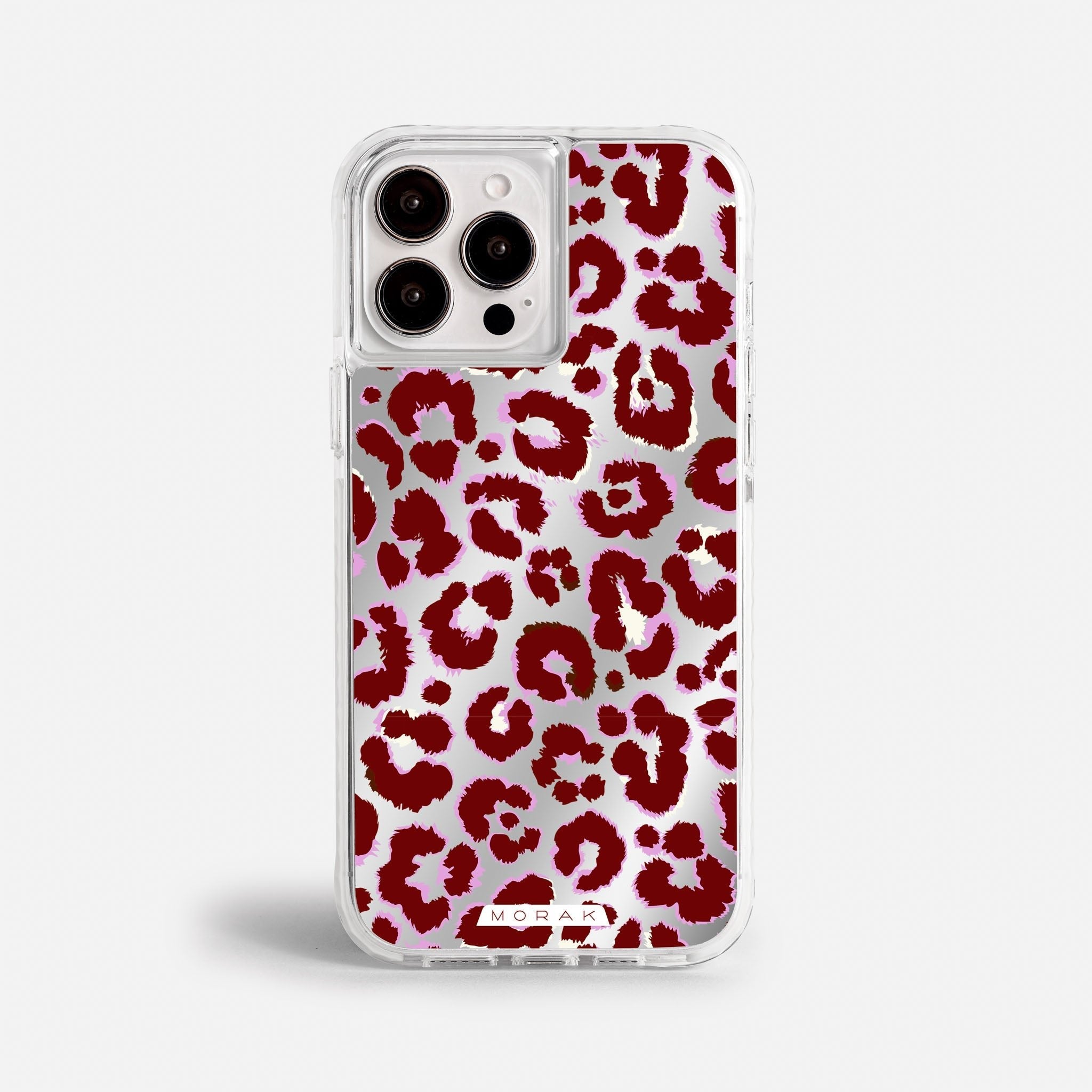 Case Funda Leopardo - Espejo Premium Para iPhone 17-12 Samsung S26-S22