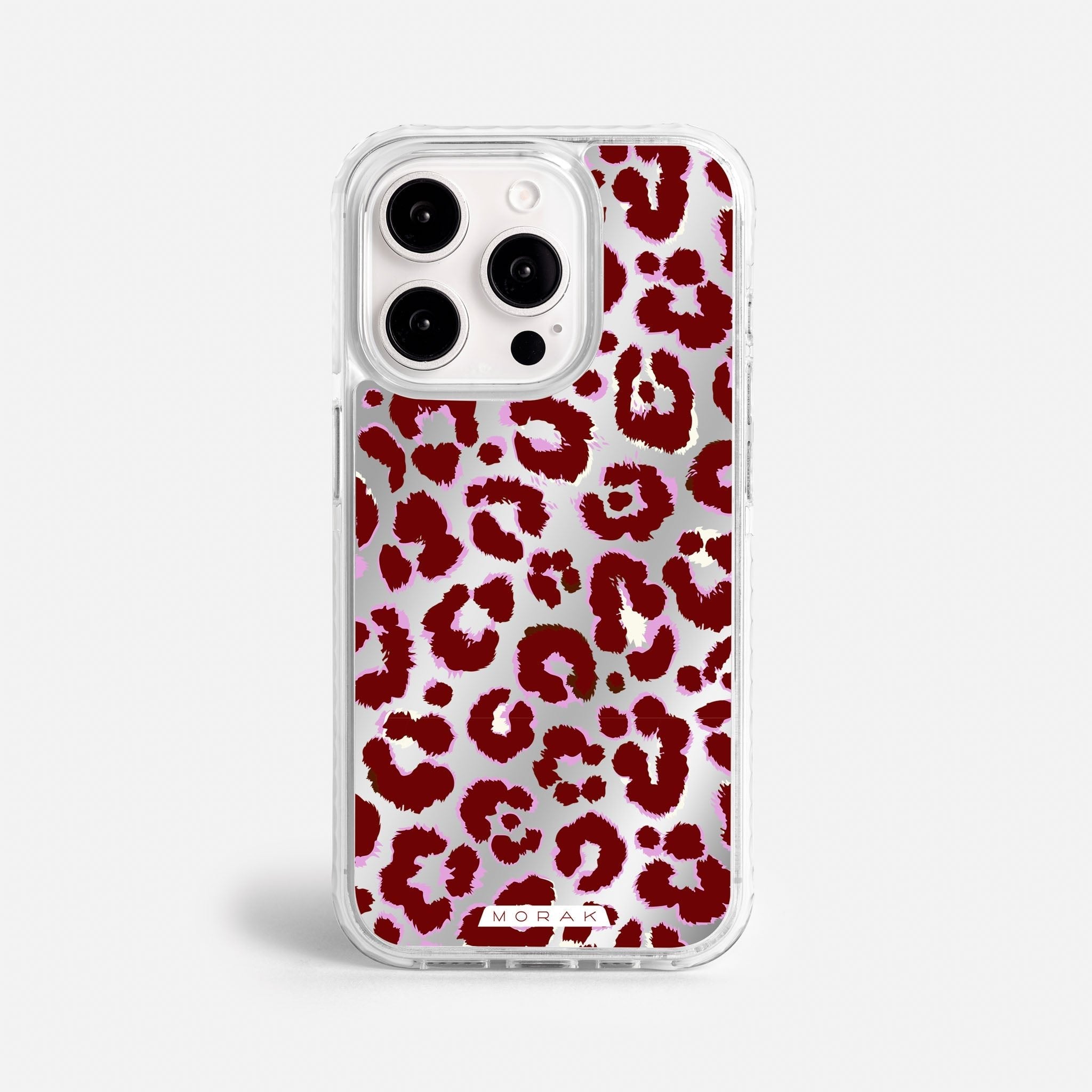 Case Funda Leopardo - Espejo Premium Para iPhone 17-12 Samsung S26-S22